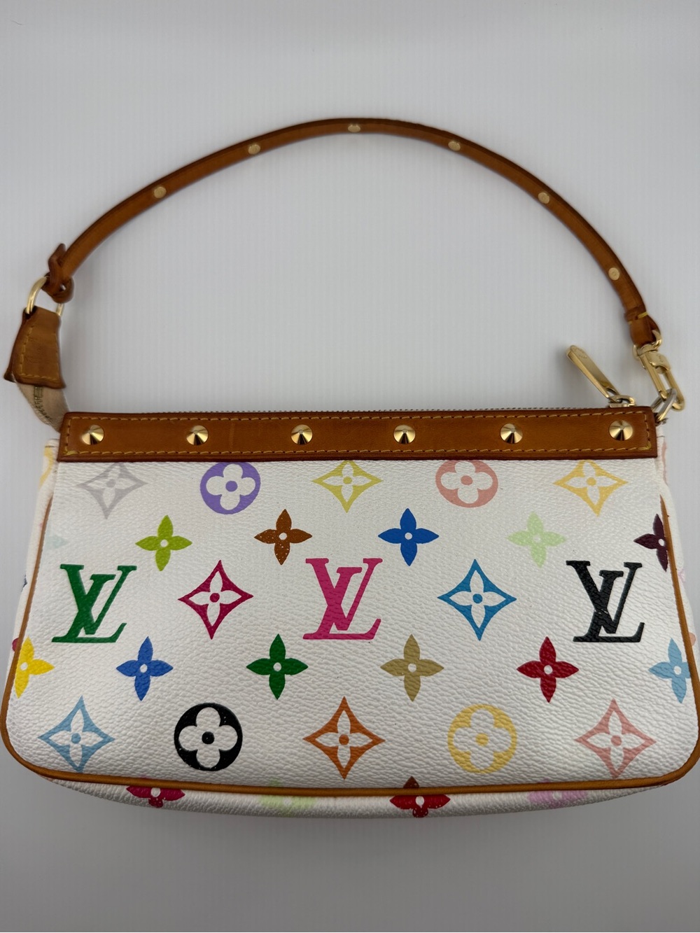 *Authenticated* 2003 Louis Vuitton x Takashi Murakami Multicolore Pochette